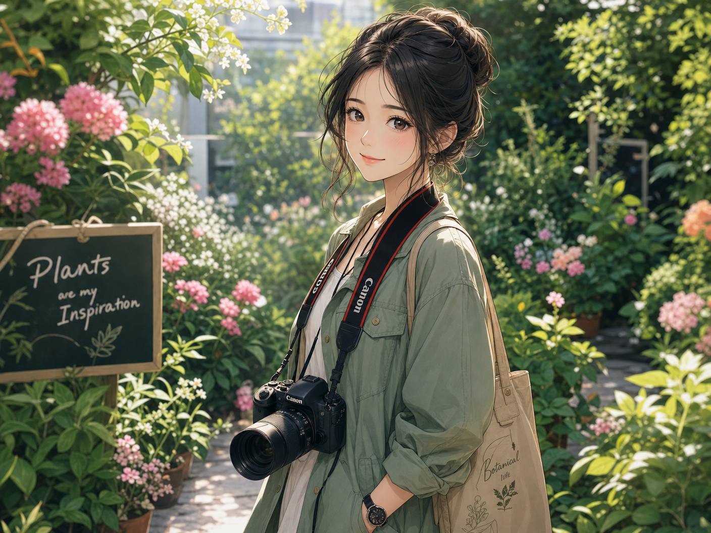 精神小妹植物摄影师-张雨薇