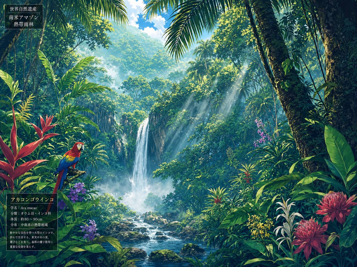 精神小妹植物视频-热带雨林视频