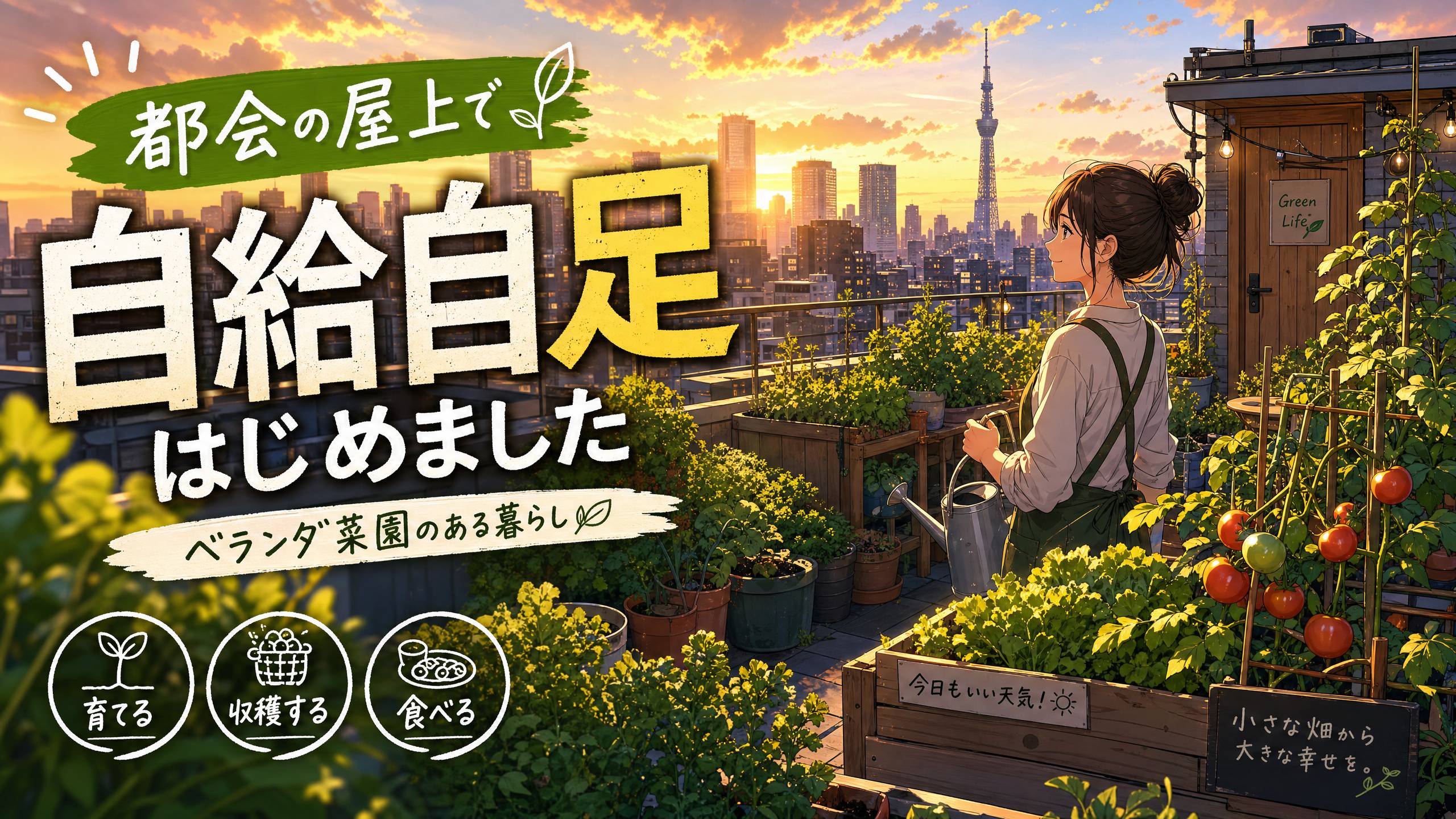精神小妹植物视频-屋顶花园视频分享
